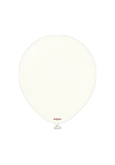 Retro Beyaz Pastel Balon 10 Lü 5 İnç BEYAZ