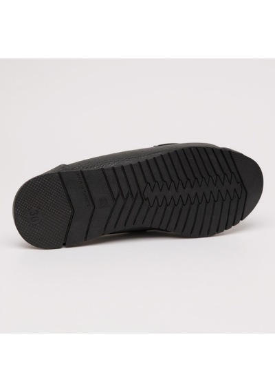 Dosa Shoes Kadın Babet Taba Zincir Tokalı Hafif Rahat Taban Şık Günlük Ayakkabı Siyah