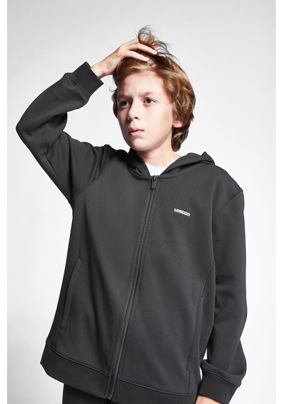 Lescon Çocuk Fermuarlı Kapüşonlu Sweatshirt 25s-3226-25b