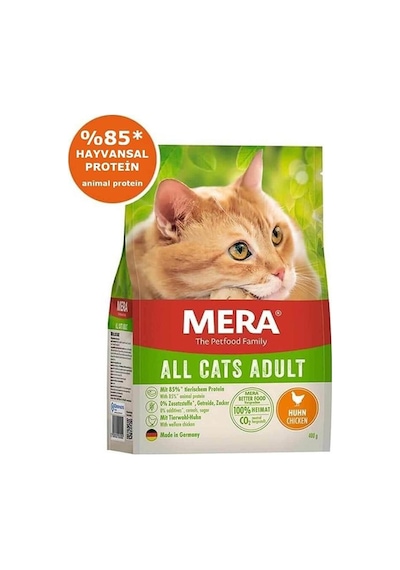 Mera Adult Tahılsız Tavuklu Yetişkin Kedi Maması 10 KG