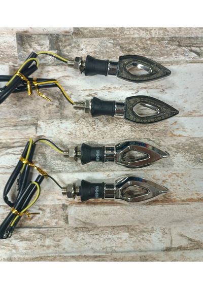 Led Üçgen Sinyal Nikel 4'lü Takım