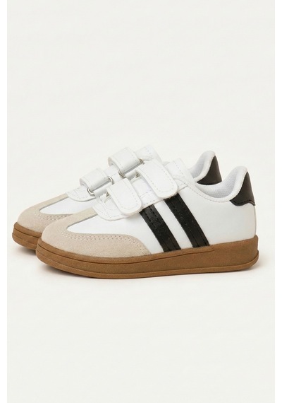 N Moda Cool Kids Retro Tarz Cırtlı Çocuk Spor Ayakkabı Konforlu Ve Şık Günlük Sneaker Beyaz N Moda Cool Kids Retro Tarz Cırtlı Çocuk Spor Ayakkabı Konforlu Ve Şık Günlük Sneaker Beyaz