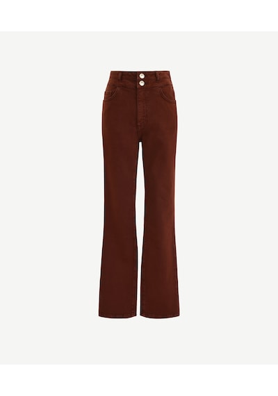 Yargıcı Slim Yüksek Bel Pantolon 25kkpn3071x 016 Bordo