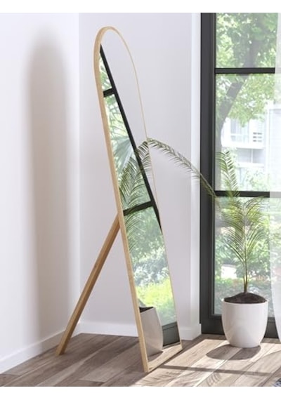 Safir Meşe Ayaklı Antre Koridor Duvar Salon Banyo Wc Ofis Çocuk Yatak Odası Boy Ayna 50x150 Cm Diğer