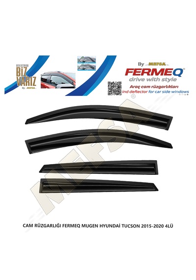 Cam Rüzgarlığı Fermeq Mugen Hyundai Tucson 2015-2020 4lü