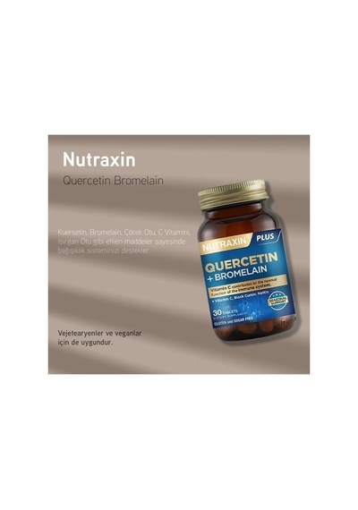 Nutraxin Quercetin + Bromelain 30 Tablet 4'li Paket