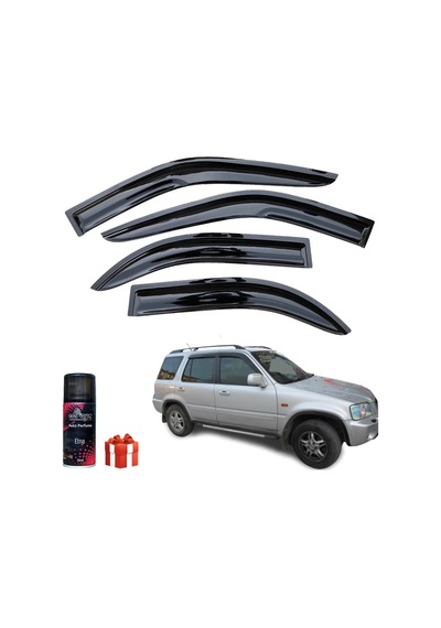 Honda Crv Mügen Cam Rüzgarlığı 1997-2002 Arası 4 Lü Takım+koku