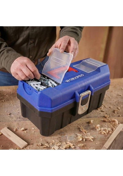 Workpro Wp283021 13 Metal Kilitli Plastik Takım Çantası Fr Wp283021