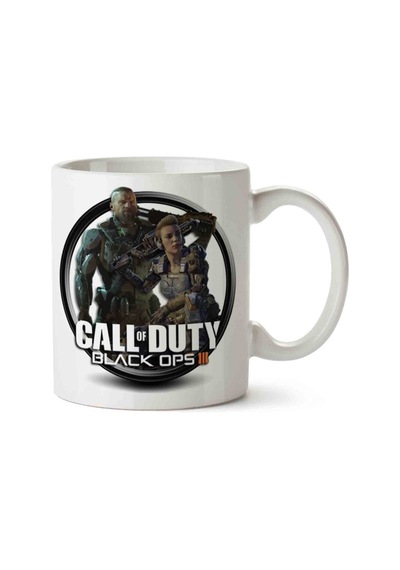 Call Of Duty Black Ops 222 Porselen Kupa Bardak Beyaz