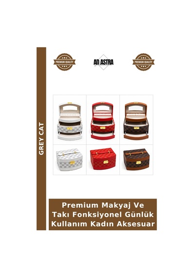 Premium Makyaj Ve Takı Fonksiyonel Günlük Kullanım Kadın Aksesuar Çok Renkli