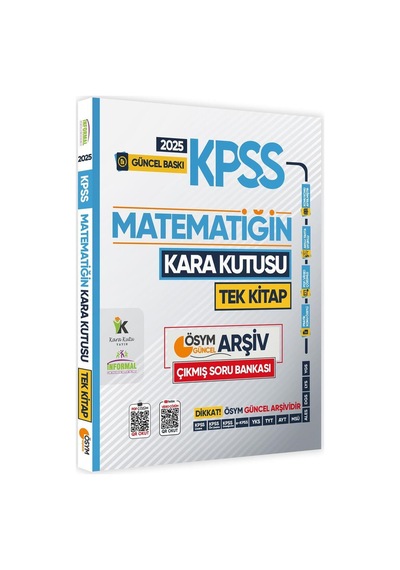 2025 Kpss Kara Kutu Genel Yetenek Tekli Kitap Set Çıkmış Soru Bankası Konu Özetli Video/pdf Çözümlü