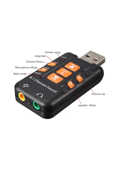 Wozlo 8.1 Kanal USB Ses Kartı