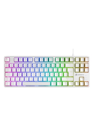 Gamebooster Gb-g23w Enıgma Tkl Raınbow Aydınlatmalı Red Swıtch Mekanik Beyaz Oyun Klavyesi