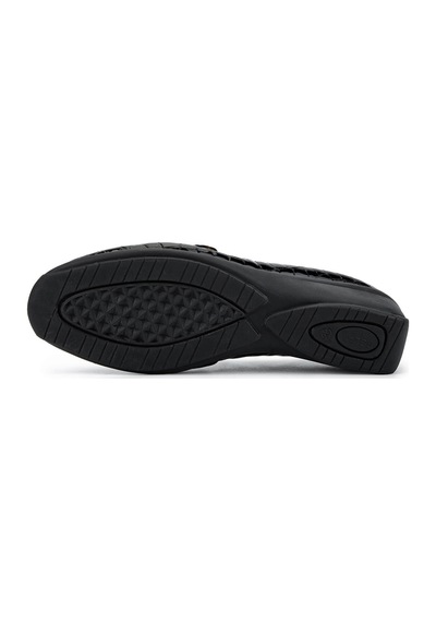 Relax Anatomic Kadın Hakiki Deri Siyah Comfort Ayakkabı 611 E4260-08 Bn Ayk Sk25-26 Black Siyah