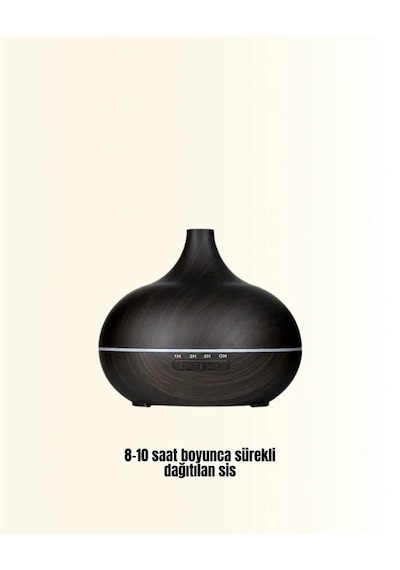7 Renk Işıklı Ultrasonik Hava Difüzörü Sessiz Ve Güvenli Kullanım Yeni Nesil
