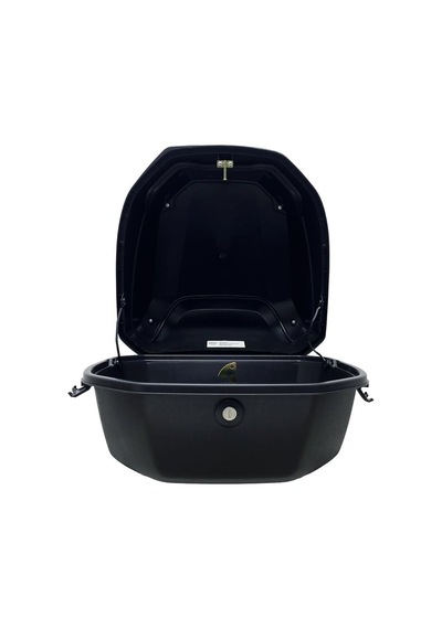 Xt08-b 32 Litre Motosiklet Arka Çanta Siyah Parlak Su Geçirmez Abs Top Case Çift Kilitleme Üniversal Diğer