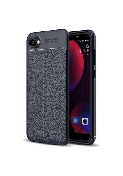 Htc Desire 12 Kılıf Zore Niss Silikon Kapak Lacivert
