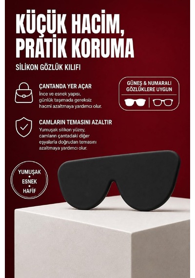 Premium Silikon Gözlük Koruma Kılıfı
