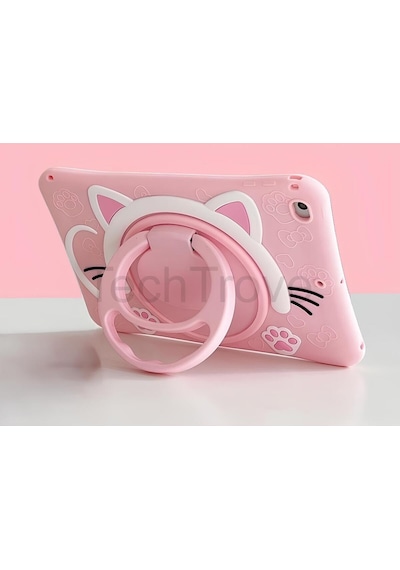 Galaxy Tab S6 Lite P610 Kılıf Askılı Ve Stand Olabilen Kedi Figürlü Tablet Kılıfı Uyumlu Arka Kapak Galaxy Tab S6 Lite P610 Kılıf Askılı Ve Stand Olabilen Kedi Figürlü Tablet Kılıfı Uyumlu Arka Kapak