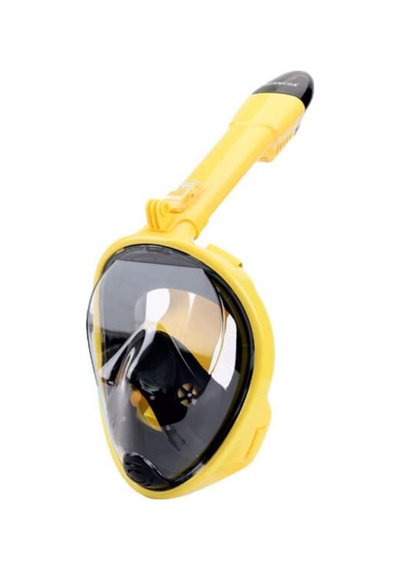 7260 L-xl - Full Face Maske Set Büyük Lisinya Sarı