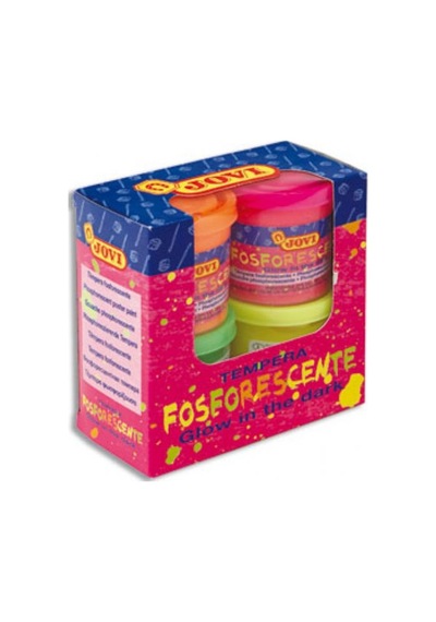 Jovi Fosforlu Guaj Boya 4 Renk 4X55Ml Çok Renkli
