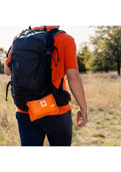 Flexeo 59 Parça Su Geçirmez Ilk Yardım Kiti Rulo Çanta Outdoor Acil Durum Tırmanış Kamp Seti Güvenlik Kilidi Turuncu