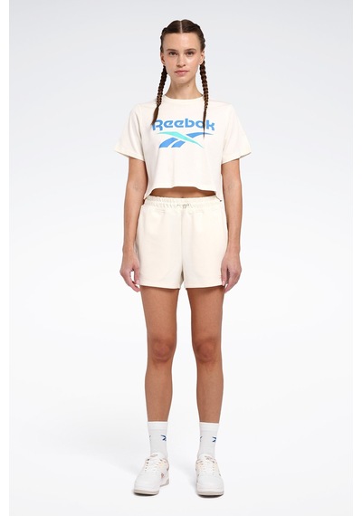 Reebok New Id Reg Crp Tee Bej Kadın Kısa Kol T-shirt Bej