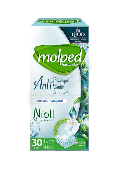 2 Adet Molped Hijyen Max Günlük Ped 30'lu