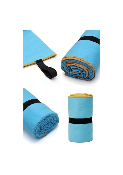 Ayrex Unisex Mikrofiber Plaj Havlusu 80x130 Cm Yumuşak Dokulu Deniz Banyo Sporcu Havlusu Large Boy Turkuaz Diğer