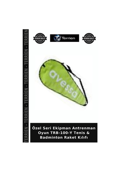 Özel Seri Ekipman Antrenman Oyun Trb-100-y Tenis & Badminton Raket Kılıfı
