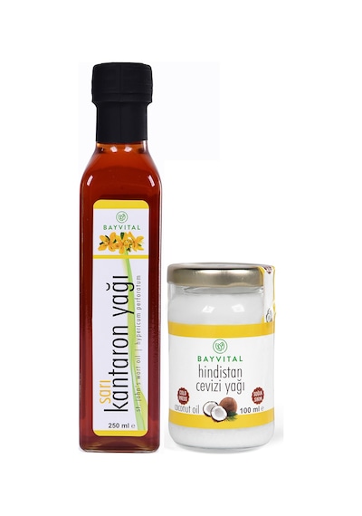 Bayvital Kantaron Yağı 250 ML + Hindistan Cevizi Yağı 100 ML