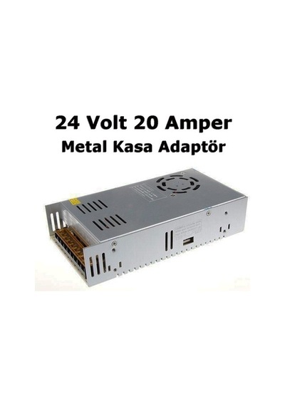 24V 20A Metal Kasa Adaptör