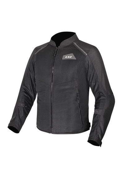 Ls2 Breeze Tam Yazlık Siyah Motosiklet Montu