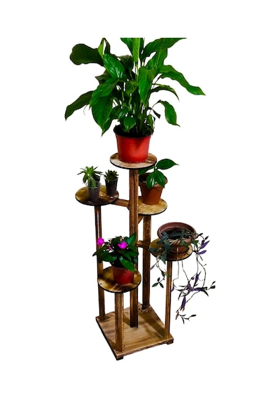 Wooden City Ahşap Saksılık Çiçeklik Çiçek Standı Saksı Standı
