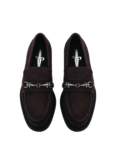 A Ca008 Camoscio T.moro Oxford Klasik Erkek Lu68550 Paciotti Men Shoe Kahverengi