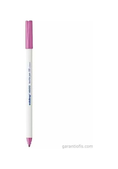 Edding 4600 Fosforlu Mor Kumaş Boyama Kalemi T-shirt/tekstil Pen