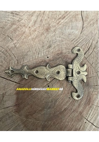 Anadoluhirdavat Antik Kuyruklu Menteşe Pirinç Ahşap Kutu Menteşesi 14Cm