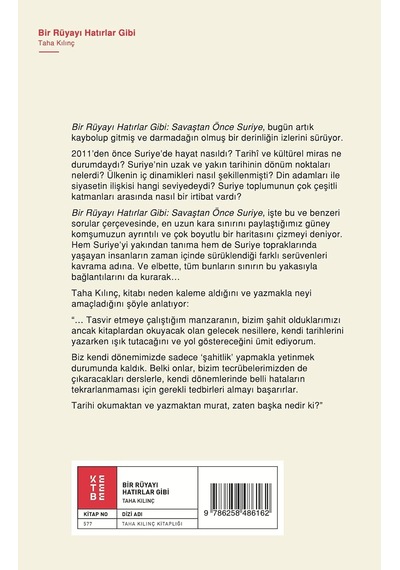 Bir Rüyayı Hatırlar Gibi: Savaştan Önce Suriye