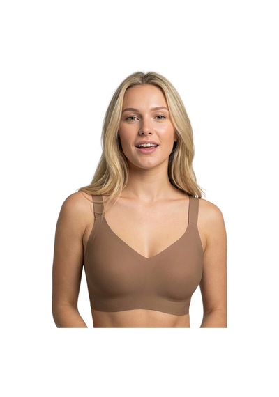 New Bra Newbra Lingerie 6155 Kadın Desteksiz C Cup Hayalet Sütyen Çok Renkli