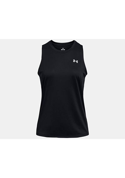 Under Armour Tech Tank Solid Kadın Antrenman Atleti 1383655-001 Siyah Siyah