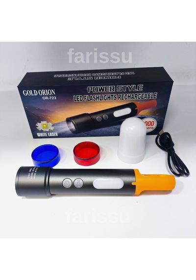 Gold Orion Alüminyum Alaşımlı El Feneri Or-x723 Siyah