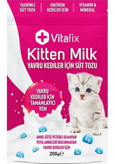 Vitafix Taurinli Yavru Kedi Süt Tozu 200 G