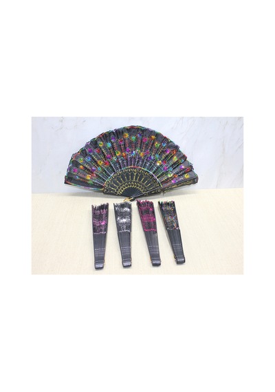 10 Adet Plastik Yelpaze 23x43 Cm Model Alk3630, El Yelpazesi Fan Hand Fan