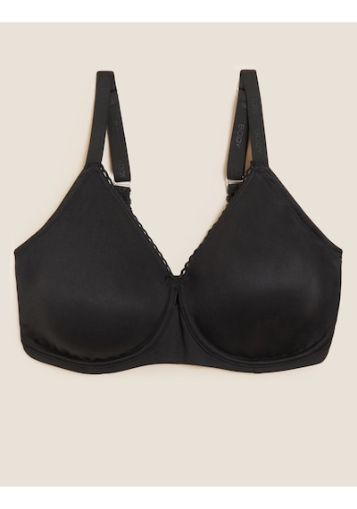 Marks & Spencer Cool Comfort Toparlayıcı Pamuklu Sütyen Siyah