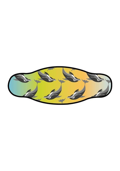 BestDivers Maske Arkalığı 6 Dolphin Neopren Gri