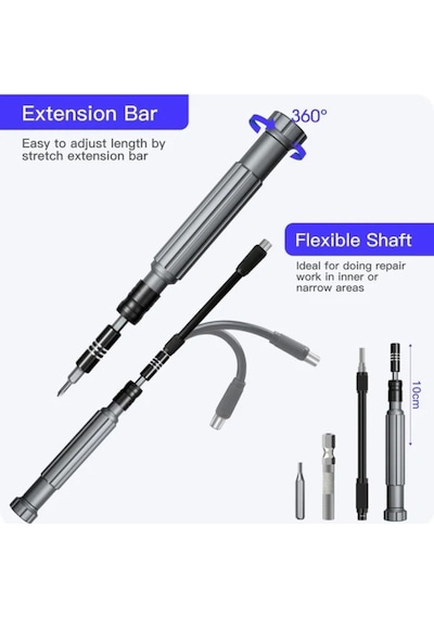 Kıngsdun Uf-tools 150 Parça Hassas Tornavida Seti Ks-840150