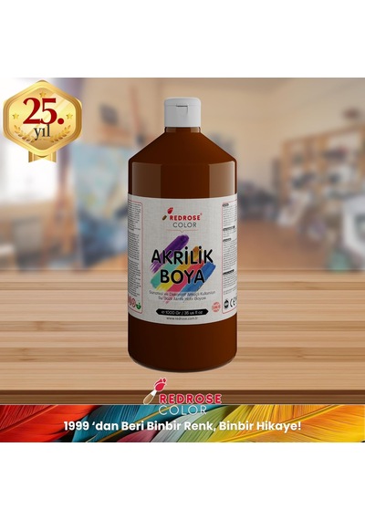 Kahverengi Akrilik Boya 1000gr