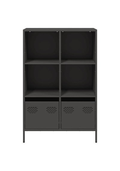Tr Çelik Dolap, 68 X 39 X 103,5 Cm, Çekmeceli Siyah, Ev Ve Ofis İçin Klasik Saklama Çözümü, Soğuk Haddelenmiş Genel