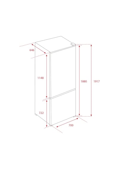 Teka RBF 78725 SS 481 L Kombi Tipi No-Frost Buzdolabı