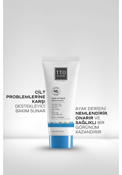 Tto Clinic Ayak ve Topuk Bakım Kremi 100 ML